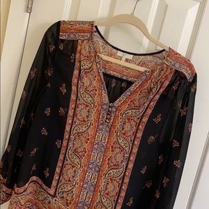 Joie Silk Boho Blouse